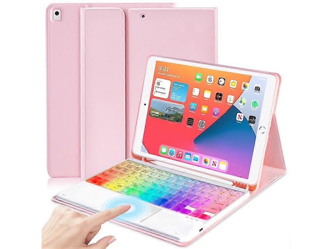 Rg 1029d Compatível Com Ipad 10.2 / (2019) / (2020) / Air 10,5 Polegadas (2019) / Pro 10,5 Polegadas (2017) Touchpad Bluetooth Keybo Webake (2021)