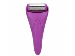 Massageador de Rolo com Compressa Fria para Remoção Rugas e Firmeza da Pele Facial Corporal Roxo GOKOCO