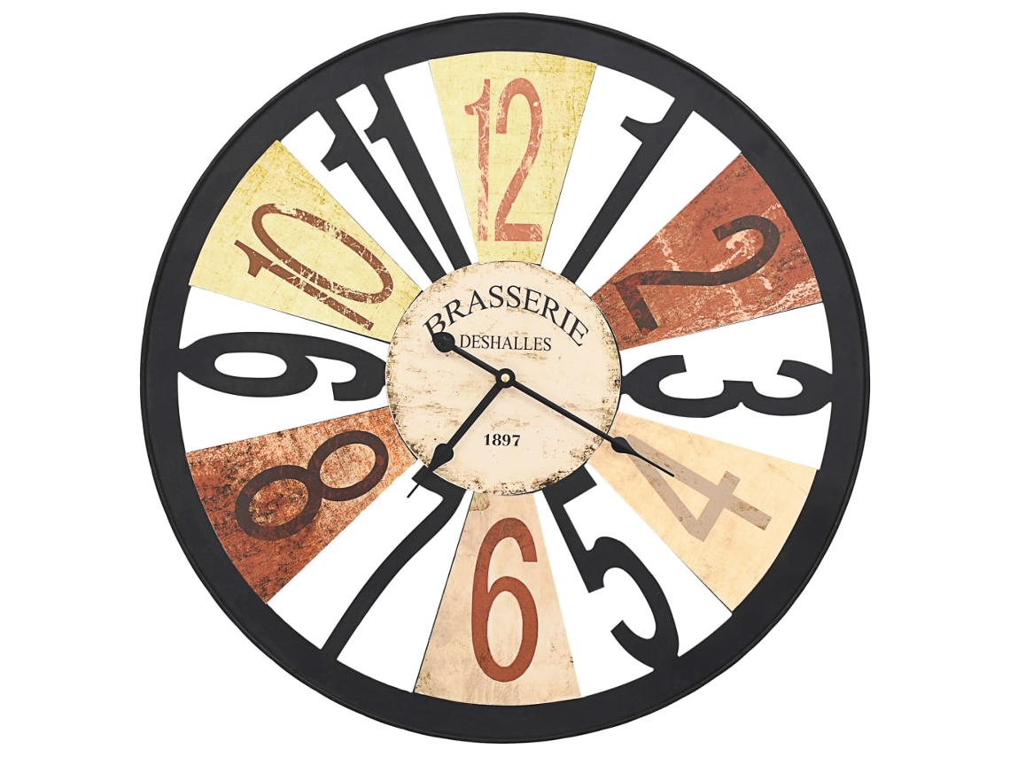 Wall Clock, Wall Clocks Vidaxl Multicolor Metal (60 Cm)