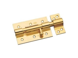 Cerrojo 454-100 latonado caja 10