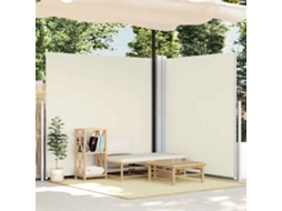 Vidaxl Toldo Lateral Retrátil 200x600 Cm Cor Creme