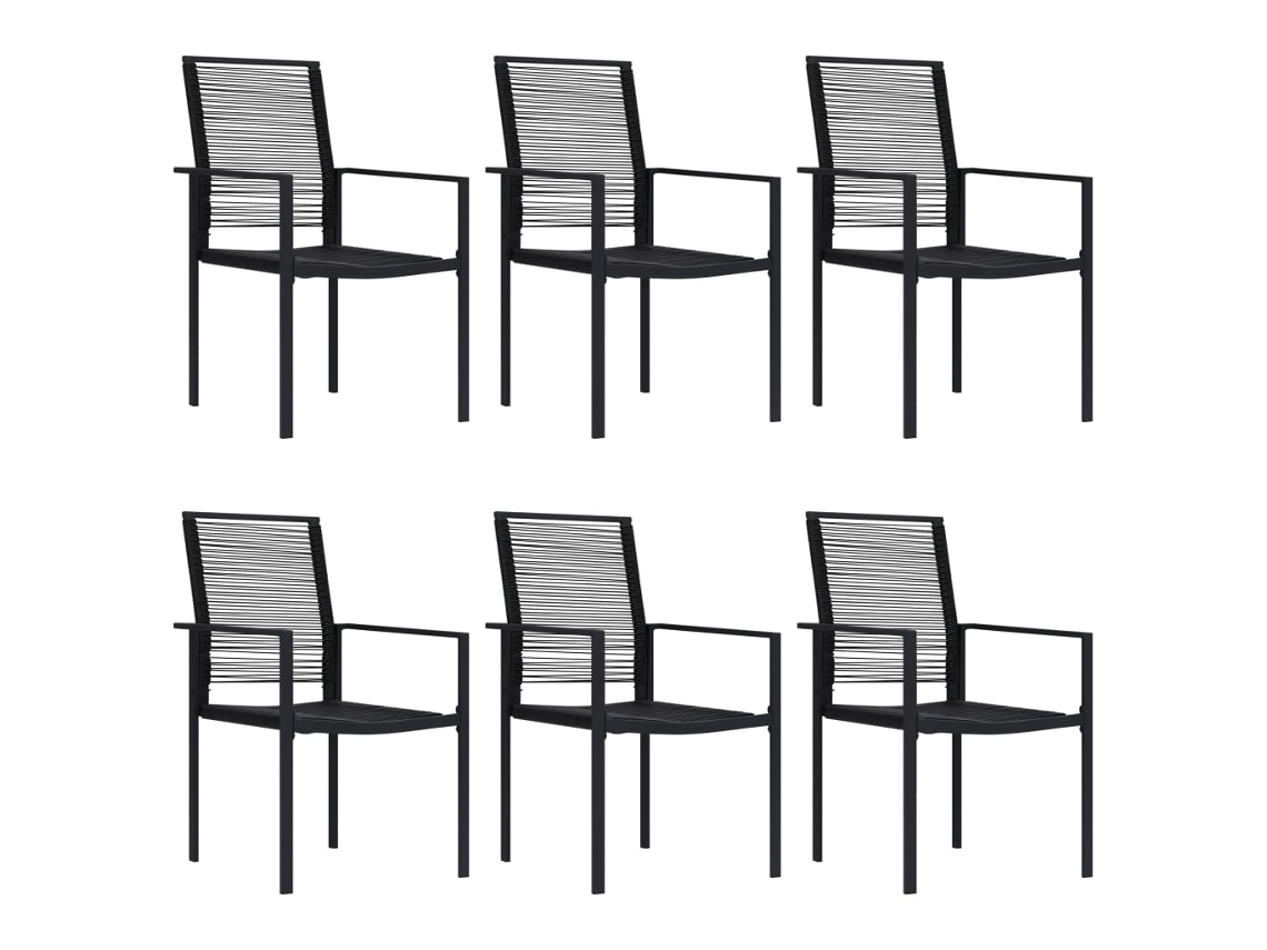 Maison Exclusive - 7 Pcs Conjunto De Jantar Para Jardim