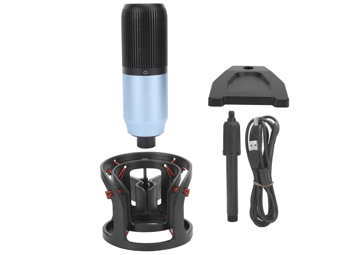Aetheria microfone de Condensador para Estúdio Gravação Karaoke Unidirecional Usb Cardióide
