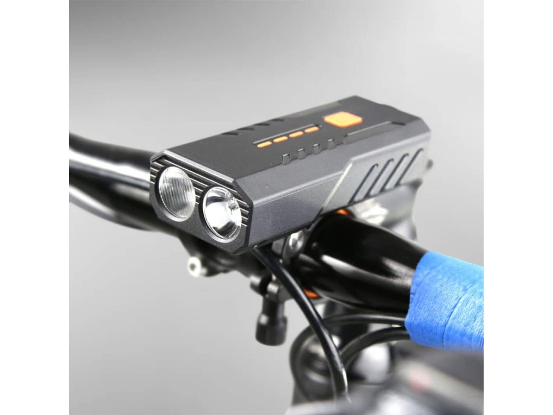 Farol Dianteiro Recarregável Usb Para Bicicleta, Lanterna A Bateria,