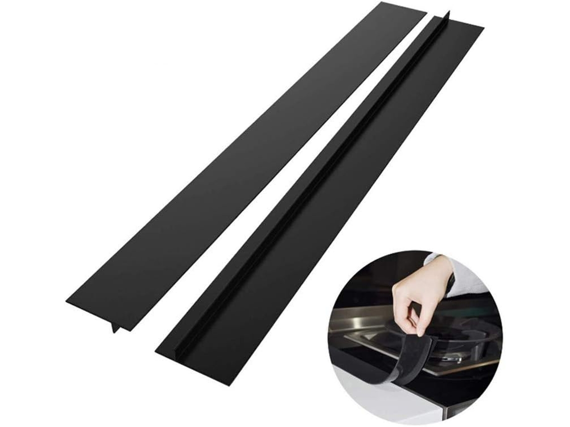 Tampa De Silicone Para Fogão, Fita De Vedação Resistente Ao Calor Para Bancada De Cozinha, À Prova De Poeira E Água, Pacote Com 2 Unidades