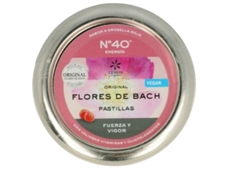 Pastilhas Flores de Bach Nº40 Sos Energia Sem Glúten Vegan 35 LEMON PHARMA