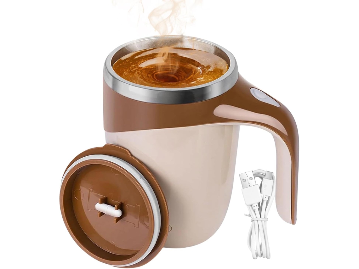 Caneca De Café Com Misturador Automático, Mistura Rápida, Reutilizável