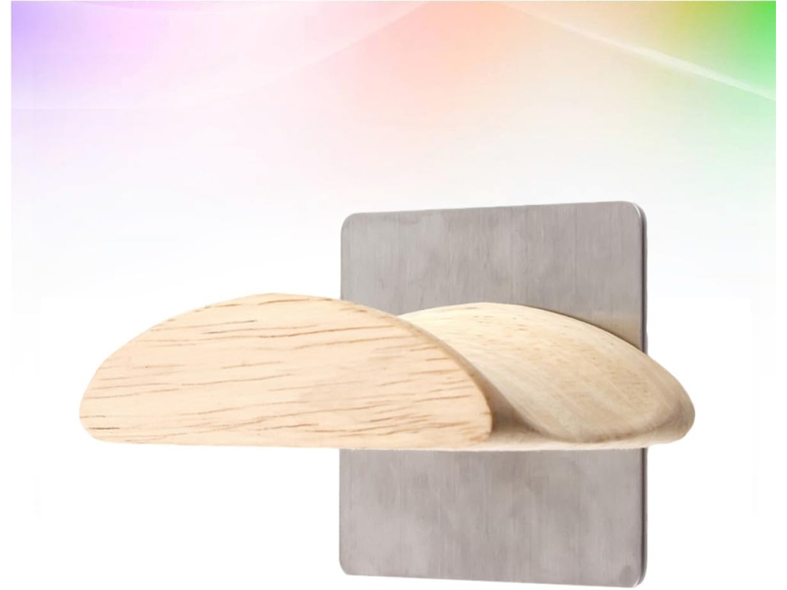Suporte De Parede Para Capacetes Em Aço Inoxidável E Madeira Maciça Com Base Estável, Elegante Peça De Decoração Para