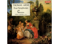 CD Thomas Arne, Cantilena, Adrian Shepherd - Four Symphonies (1CDs)