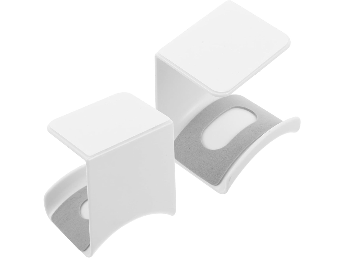 Lurelia Gancho De Parede Para Auscultadores, Organizador Compacto, Metal, Branco, 2 Unidades