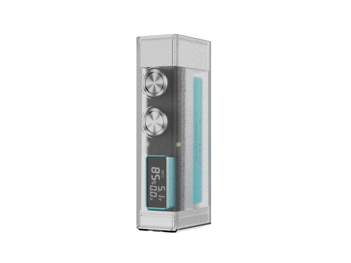 Black-lumintop Moonbox 10000 Lúmens Ecrã Led 21700 Lanterna Com Luz Lateral Tipo C Usb Recarregável Lanterna Portátil Com Clipe Versão Transparente /
