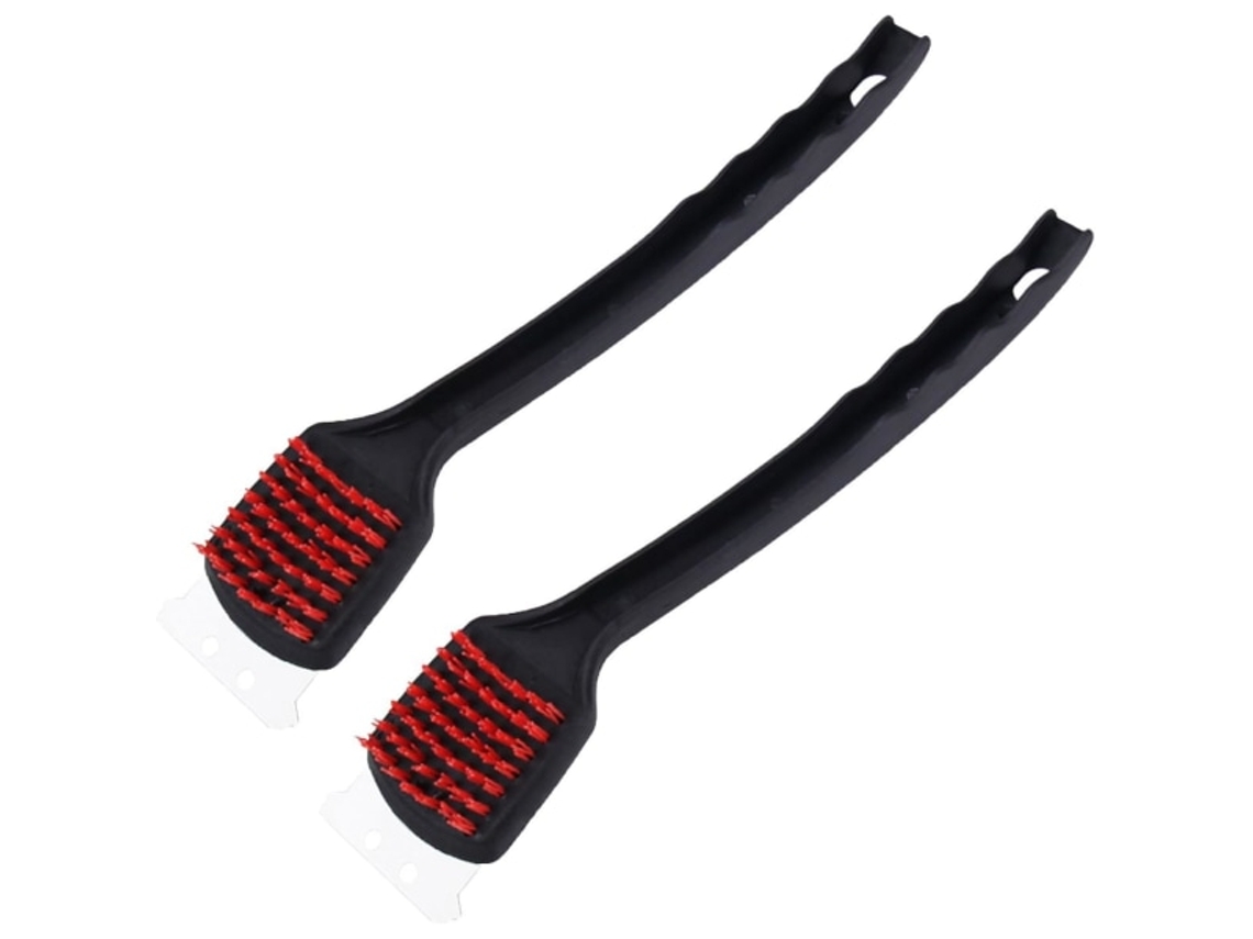 Escova Sem Cerdas para Grelha, com Raspador Integrado AQUAFORGE