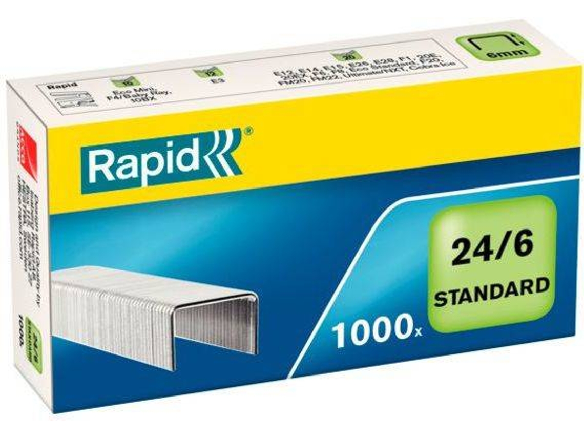 Agrafos RAPID Standard N.º 24/6 (1000 un)