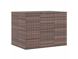 Caixa para Almofadões de Jardim 145x100x103 Cm Vime Pe Castanho MAISON EXCLUSIVE