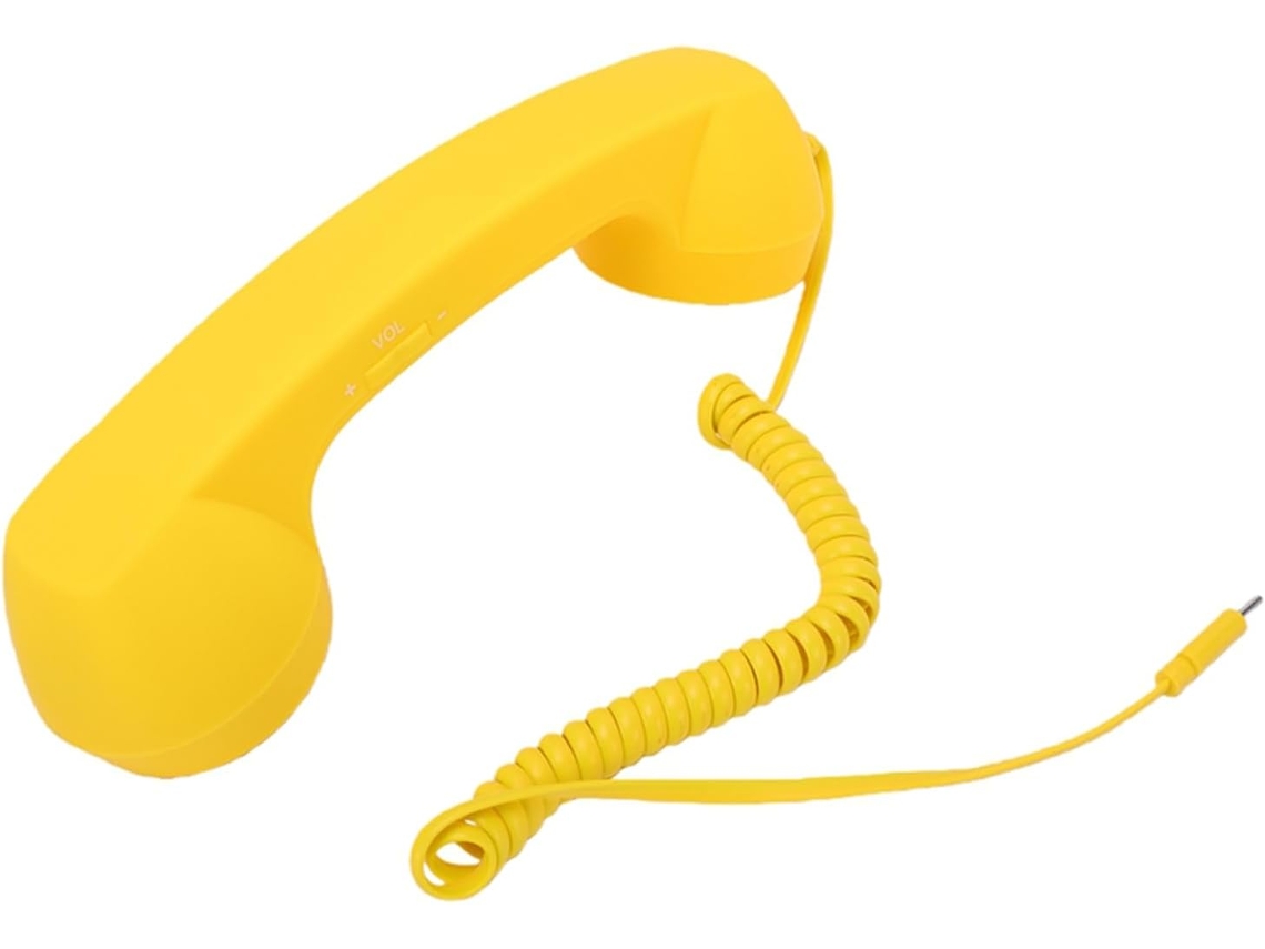 Telefone Retrô Ejoyous Com Fone, Tipo C Com Fio E Controle.