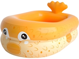 Piscina Inflável com Orifícios de Drenagem, Brinquedo Aquático para Crianças, Bola Banho, Sala CHABERLU