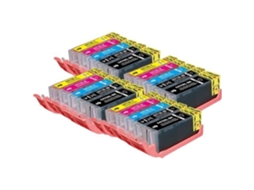 20 Cartucho De Tinta Compatível Para Canon Pixma Ts5050 Ts5051 Ts5053 Ts5055 Ts6050 Ts6051 Ts6052 Ts8050 Ts8052 Pgi 570xl Cli 571xl Ecs