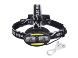 2026 lanterna Frontal Led Cob T6 para Exterior Nocturno com Indução e Cinta Ajustável para Pesca, Ciclismo e Trabalho