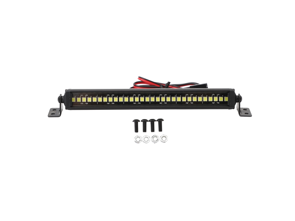 Mali barra de Luz Rc 30 Led 5.4 Polegadas Alumínio Super Brilhante Lâmpada Teto para Carros Rc Crawler 1/10 Axial Scx10