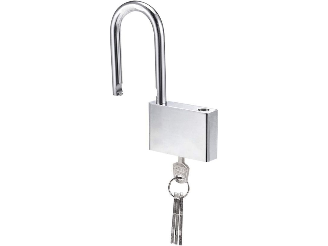 Cerradura de cadeado de 40mm, 4 chaves, aço temperado, resistente à água | S/MARCA