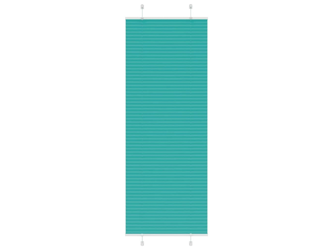 Vidaxl Gasolina Verde Plissada Cega 70x200 Cm Largura Tecido 69,4 Cm