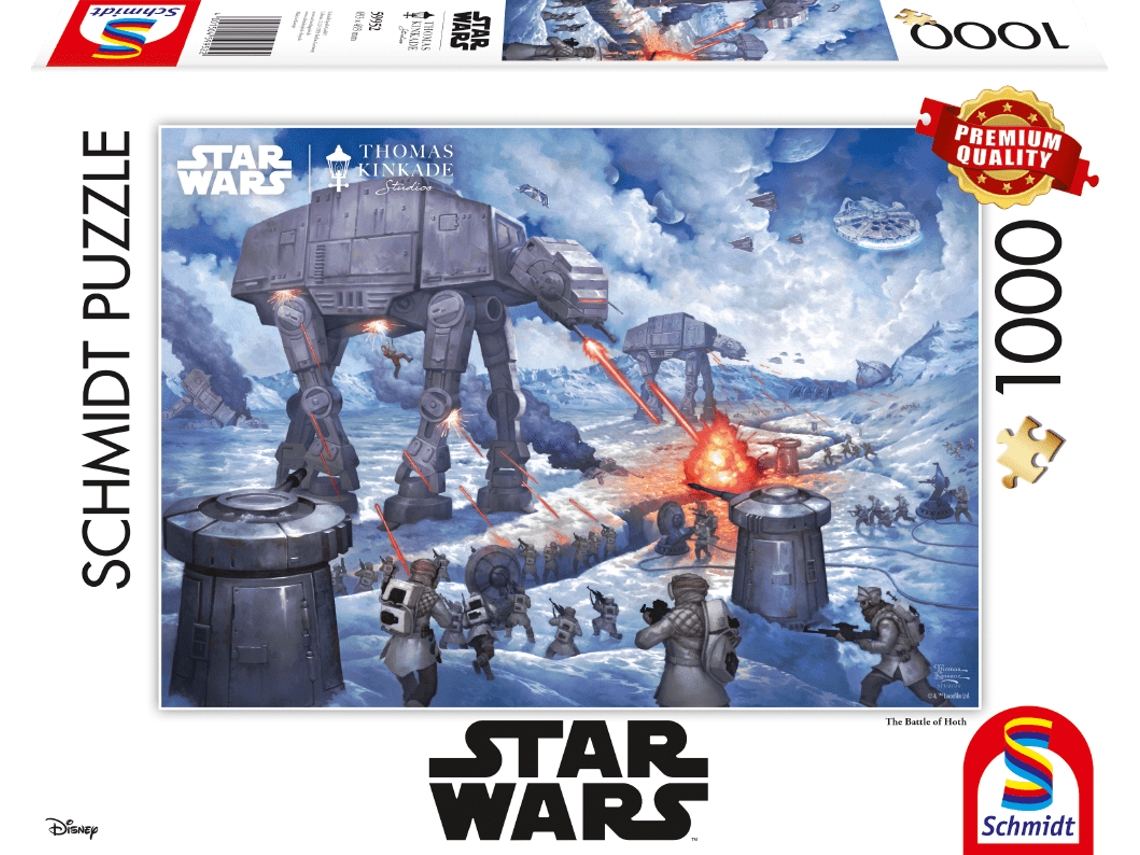 Quebra-cabeça De 1000 Peças: Star Wars: Thomas Kinkade: A Batalha De Hoth