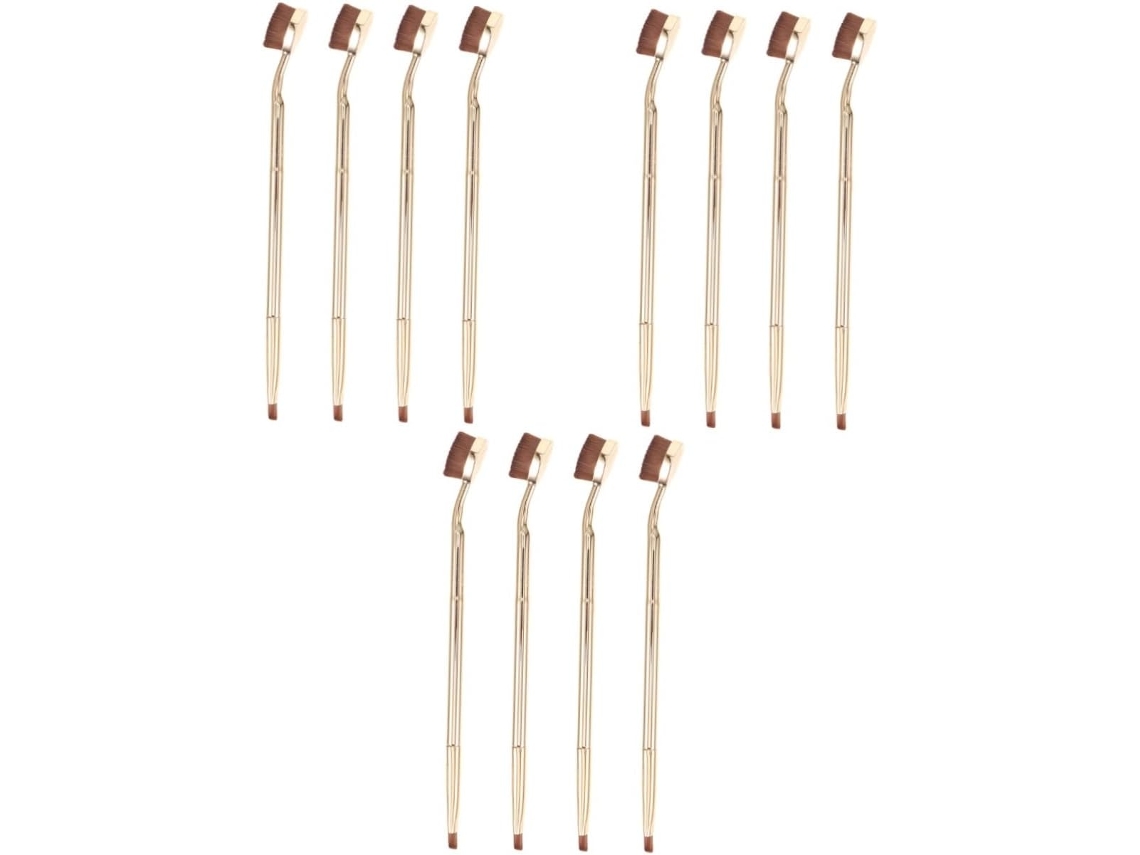 Conjunto De 12 Pincéis De Maquiagem, Incluindo Pincel Para Delineador, Escova De Dentes, Pincel De M Gokoco
