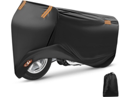 Capa Impermeável Para Motocicleta: Proteção Contra Chuva E Sujeira, Faixas Refletoras, Ilhós, Compartimento Para Armazenamento.