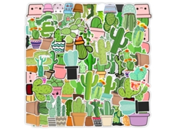 100 Adesivos de Graffiti de Plantas À Prova D'Água para Carros Celulares e Copos RNEMITERY