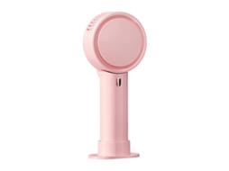 Mini Ventilador Usb Sem Hélices, Portátil, Recarregável, Para Uso Doméstico E Externo, Com Visor De Luz Led.