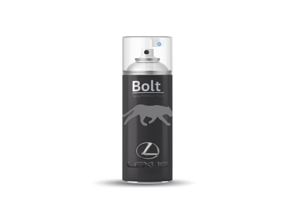 Tinta Spray De Duas Camadas Para Lexus Metal 400ml Bolt Spray Premium Paint (1c3 Dark Grey Effect)