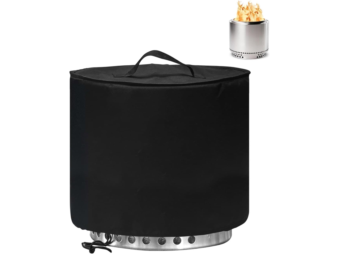 Pit Cover Designed For 15-inch Round Pits Featuring Handle Easy Installation Windproof