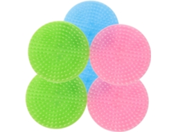 Conjunto De 6 Escovas Massagem Capilar Orfofe, Escova Esfoliante Para Banho E Shampoo, Limpeza Profunda Sem Danificar Os