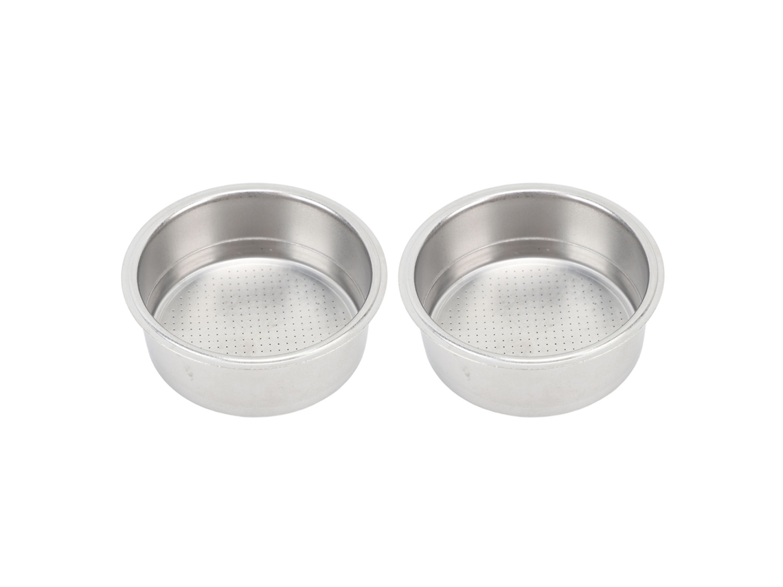 Cesto de filtro Primerox para porta-filtro, 51 mm, em aço inoxidável, reutilizável, para Delonghi Donlim Petrus.