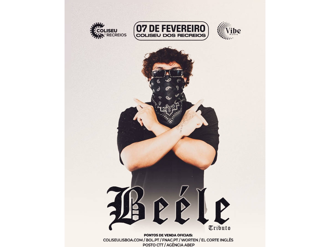 Bilhete BEELE TRIBUTO OFICIAL|LISBOA