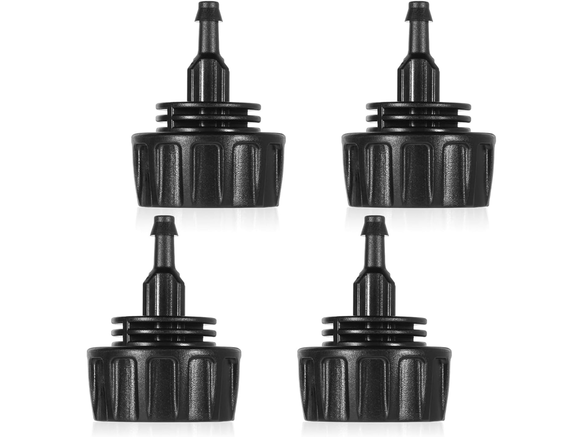 Conjunto De 4 Conectores Para Sistemas Irrigação Por Gotejamento