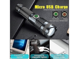 Lanterna Xhp70 De Alta Potência 5000 Lúmens Usb Recarregável Olysi Shop