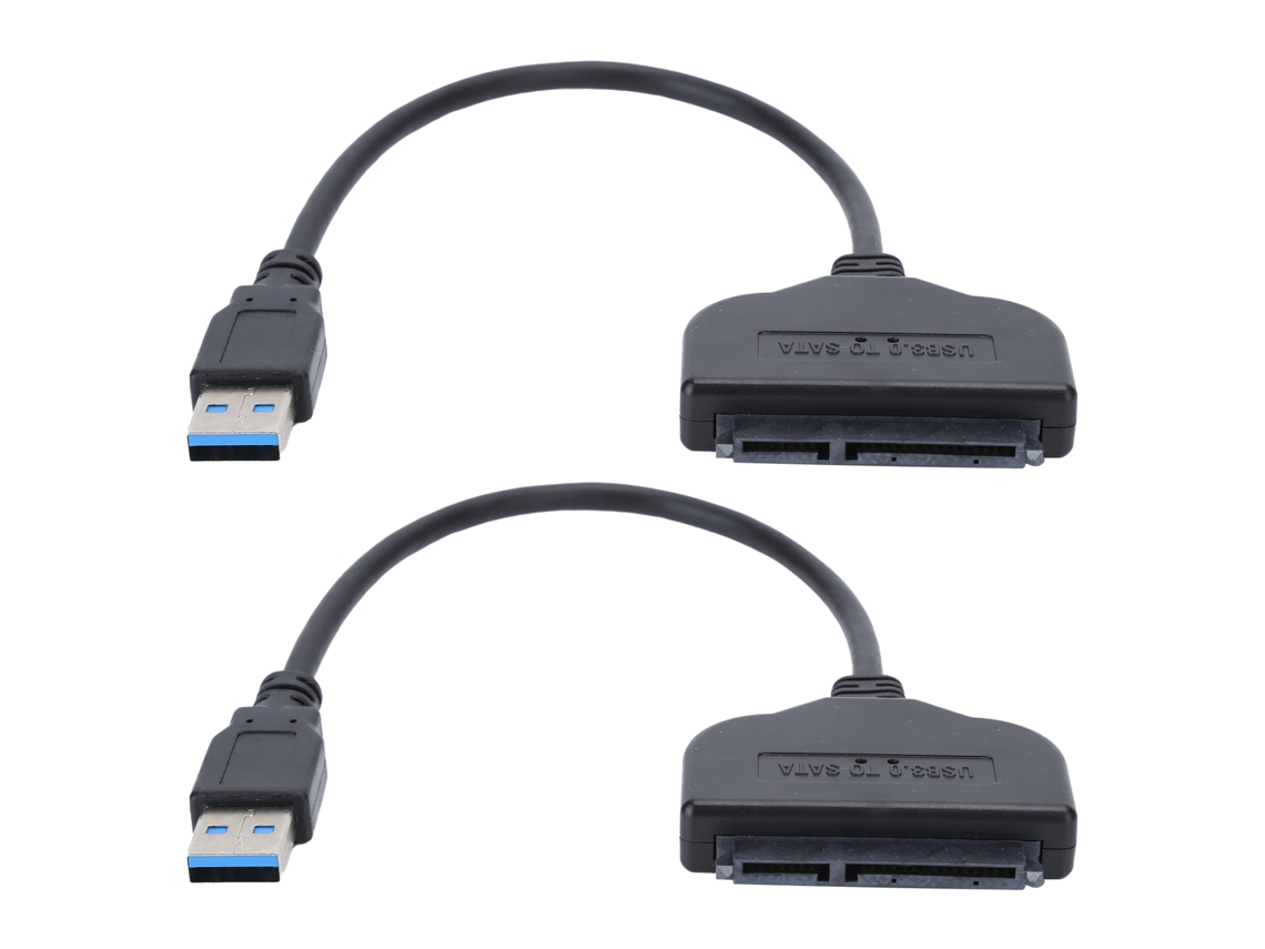 Aetheria 2pcs Adaptador Usb 3.0 para Sata 2.5 Polegadas para Hd, Suporta Uasp e Windows Xp 32/64 Bits
