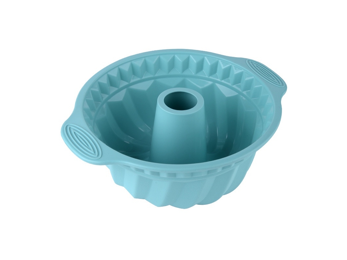 Elysve Forma Bolo 230°c, Em Silicone, Azul