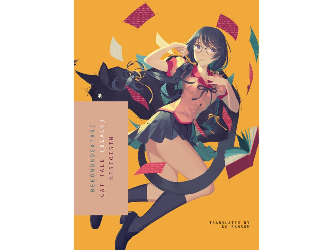 Livro NEKOMONOGATARI Cat Tale de Nisioisin (Inglês)