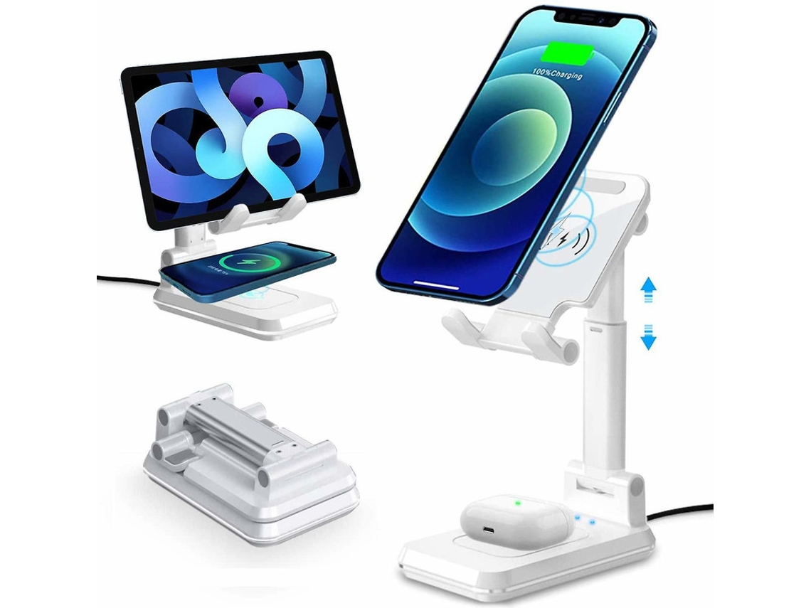 Carregador Sem Fio Qi Para Samsung Yizhood Branco