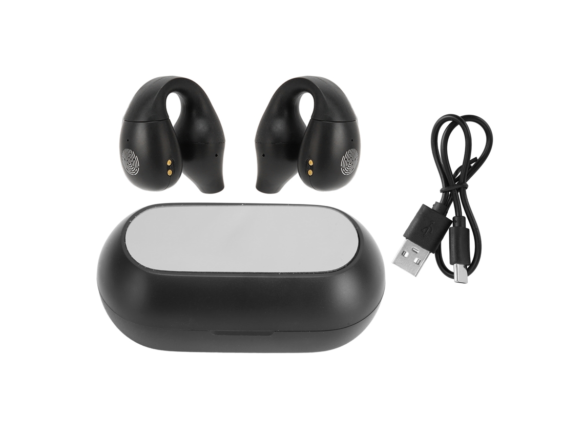 Fones de Ouvido Intra auriculares Sem Fio EOOCOO, Bluetooth 5.3, tela digital