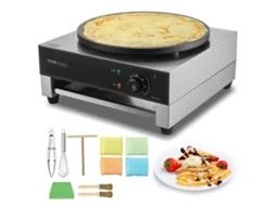 Máquina de Crepe Elétrica Comercial Antiaderente VEVOR 1700 W 435 X 455 X 225 Mm