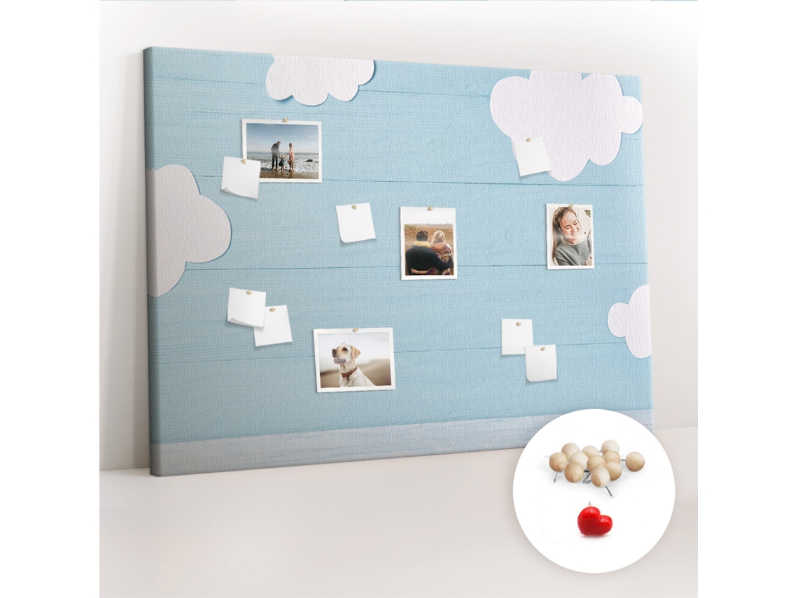 Painel De Cortiça Para Parede Quadro Infantil Para A Sala De Estar Espelharte (140x100 Cm)