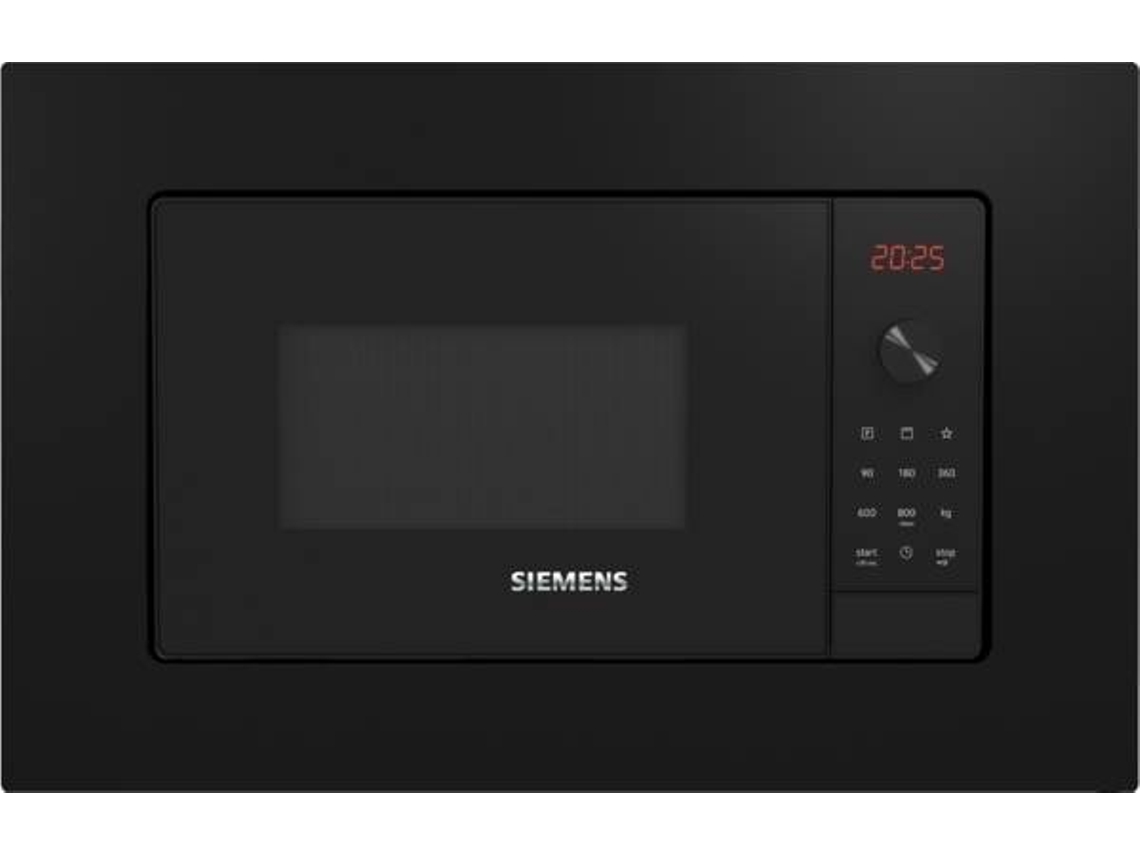 Micro-ondas Encastre SIEMENS BE623LMB3 (20 L - Com Grill - Preto)