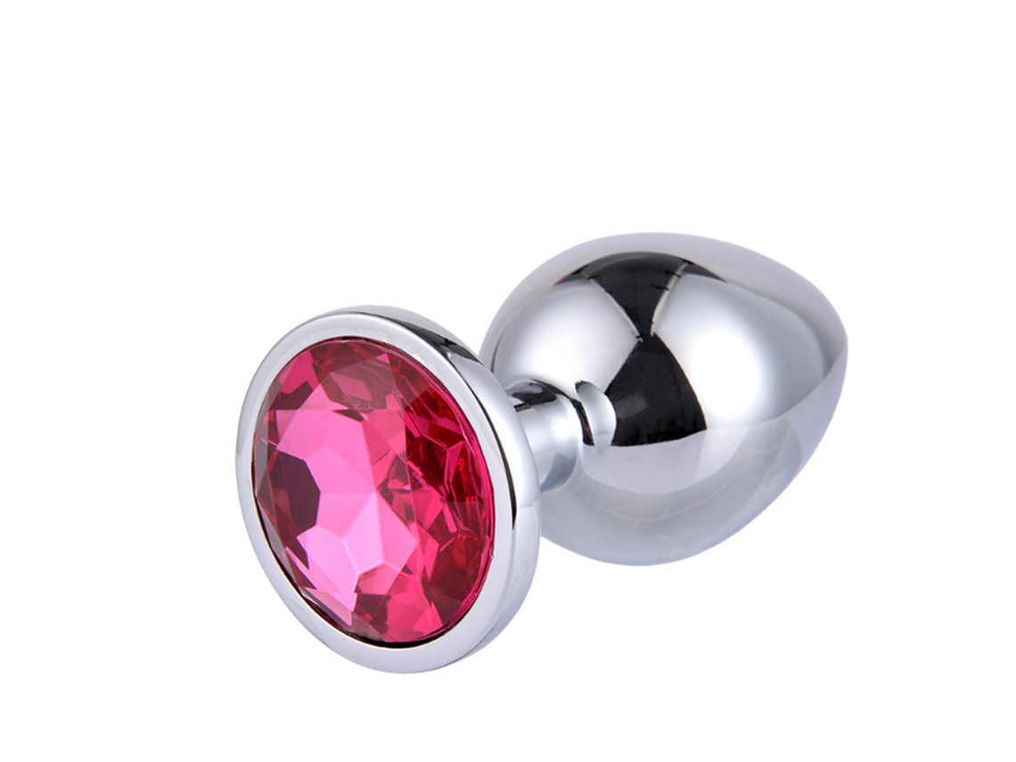 Plug Anal Metal 3pcs com Cristal Decorativo ZYBLSSBB