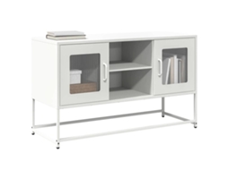 Vidaxl Móvel de Tv 100,5x39x60,5 Cm Aço Branco