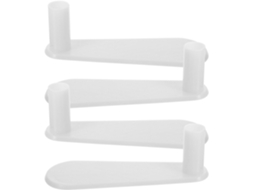 Collbath Conjunto De 4-suportes Para Mosquiteiro Cama Acessório Resistente Quarto Fixador Prático Haste Fácil Instalação