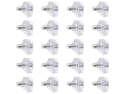 Pinos De Suporte Para Prateleiras De 5mm Transparentes, Clips Para Armários, 100 Peças, Plástico Auto-blocante