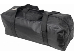 Bolsa retangular impermeável para armazenamento com laterais confortáveis, zíper interno resistente e base em PVC, ideal para
